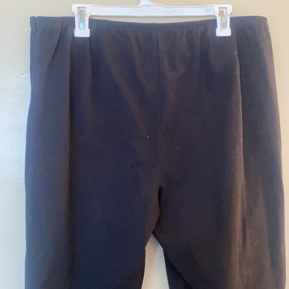 Eileen Fisher Black Ponte Pants - Picture 6 of 9